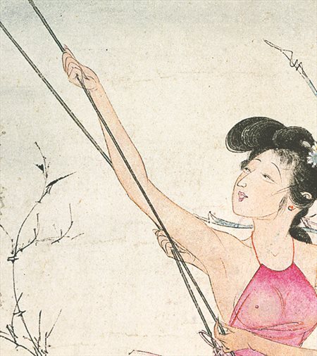 铁东-胡也佛的仕女画和最知名的金瓶梅秘戏图